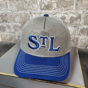 St. Louis Cardinals Budweiser Edition Hat/Cap Strap Back Blue/Gray MLB Baseball